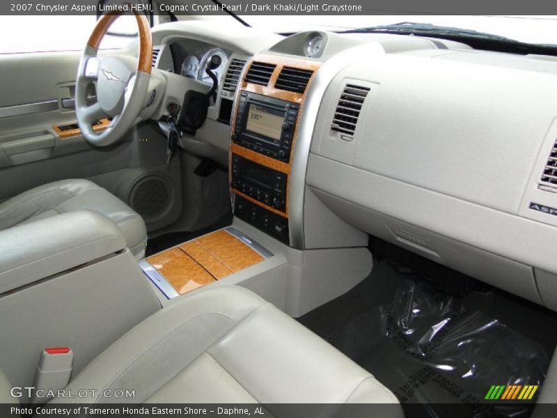 Cognac Crystal Pearl / Dark Khaki/Light Graystone 2007 Chrysler Aspen Limited HEMI