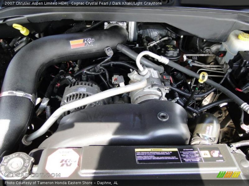Cognac Crystal Pearl / Dark Khaki/Light Graystone 2007 Chrysler Aspen Limited HEMI