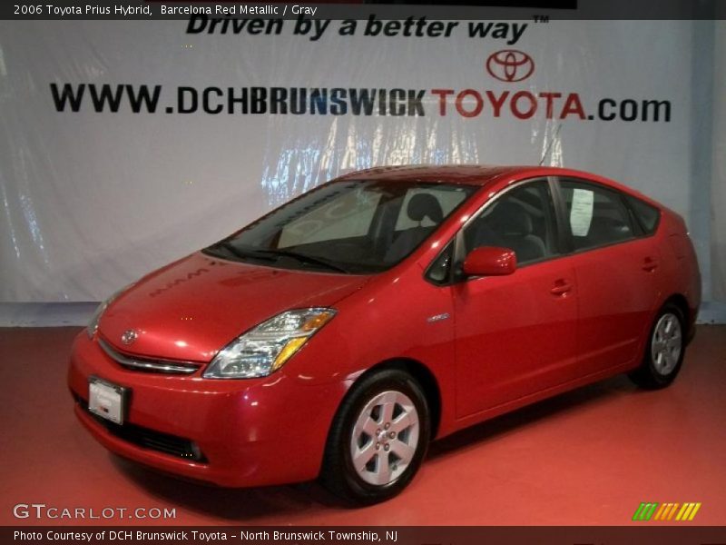 Barcelona Red Metallic / Gray 2006 Toyota Prius Hybrid