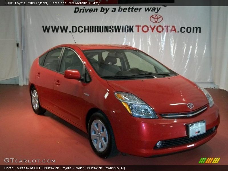Barcelona Red Metallic / Gray 2006 Toyota Prius Hybrid
