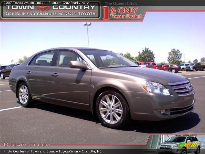Phantom Gray Pearl / Ivory 2007 Toyota Avalon Limited