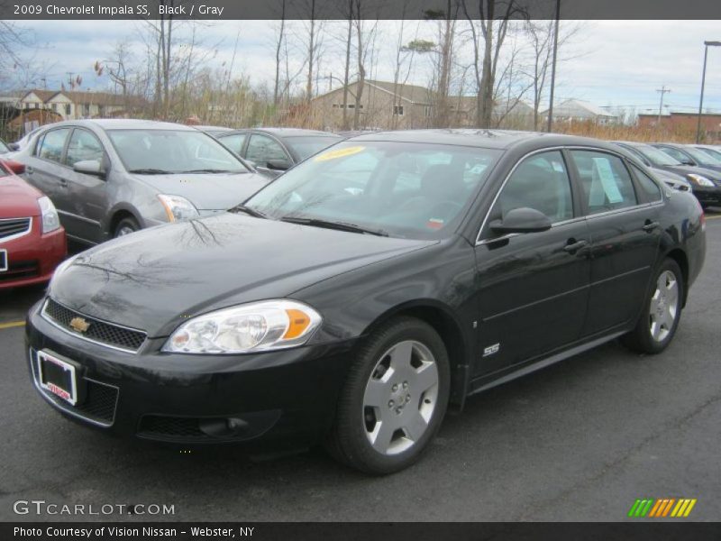 Black / Gray 2009 Chevrolet Impala SS