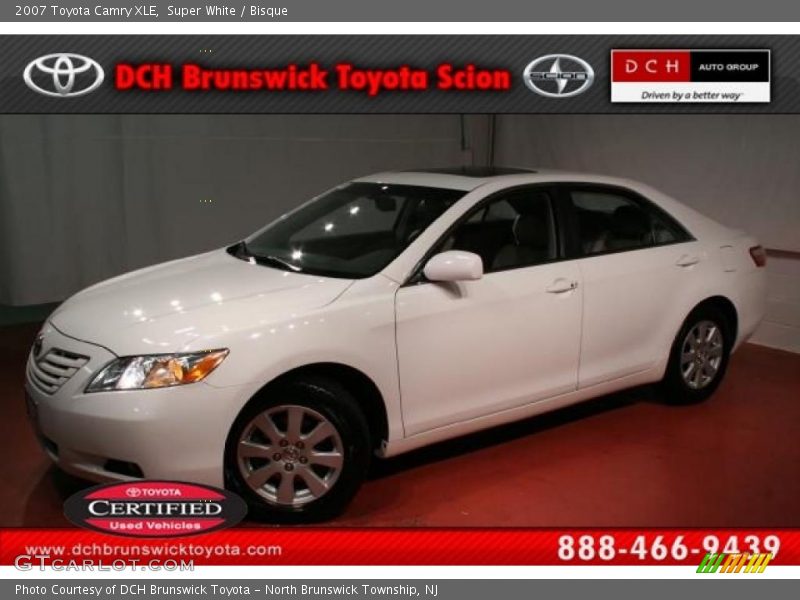 Super White / Bisque 2007 Toyota Camry XLE
