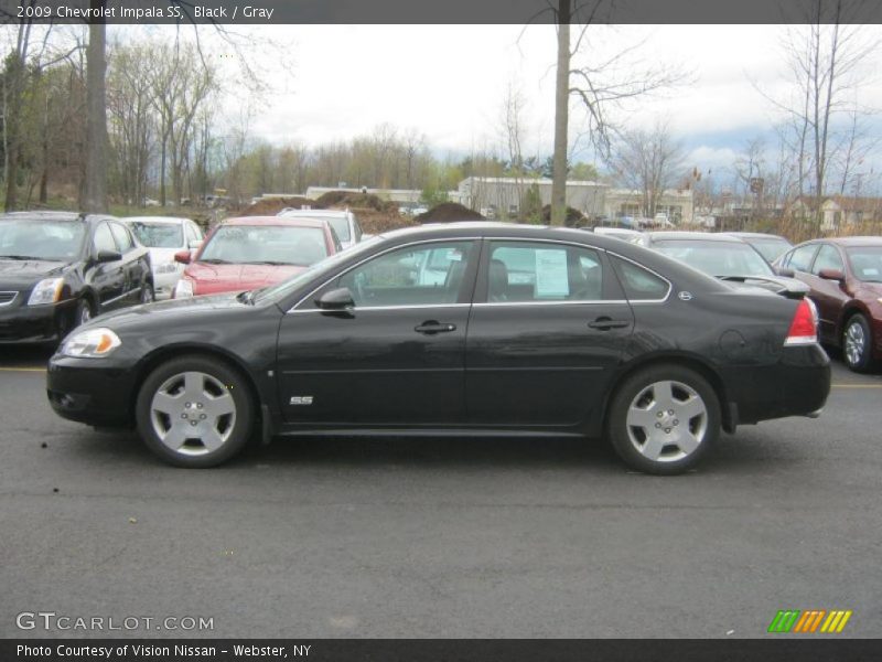 Black / Gray 2009 Chevrolet Impala SS
