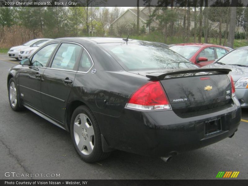 Black / Gray 2009 Chevrolet Impala SS