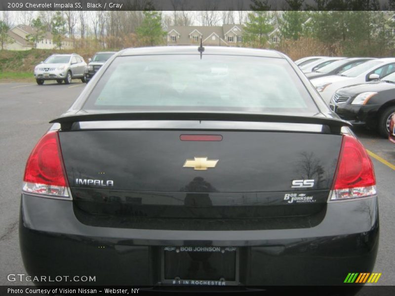 Black / Gray 2009 Chevrolet Impala SS