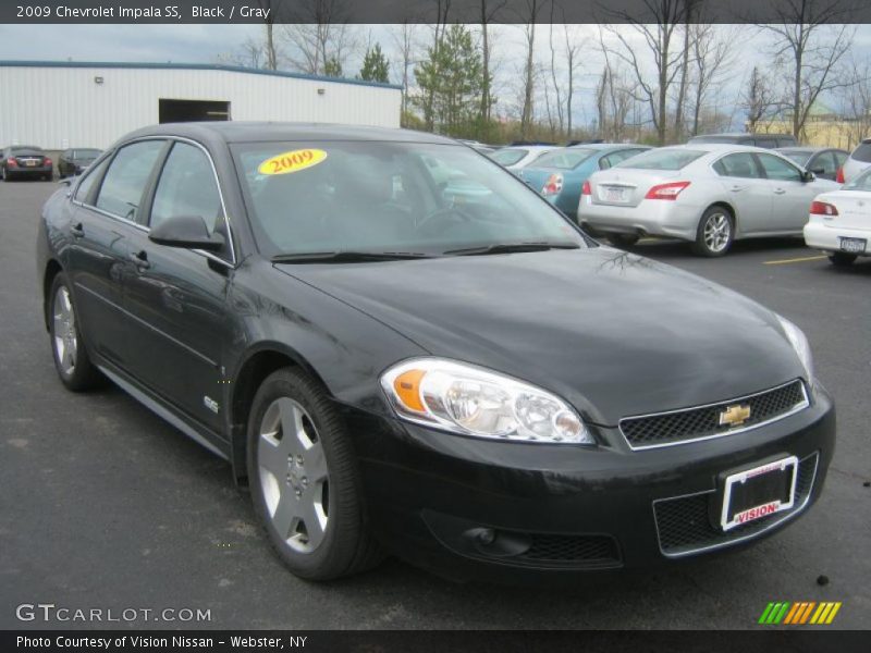 Black / Gray 2009 Chevrolet Impala SS