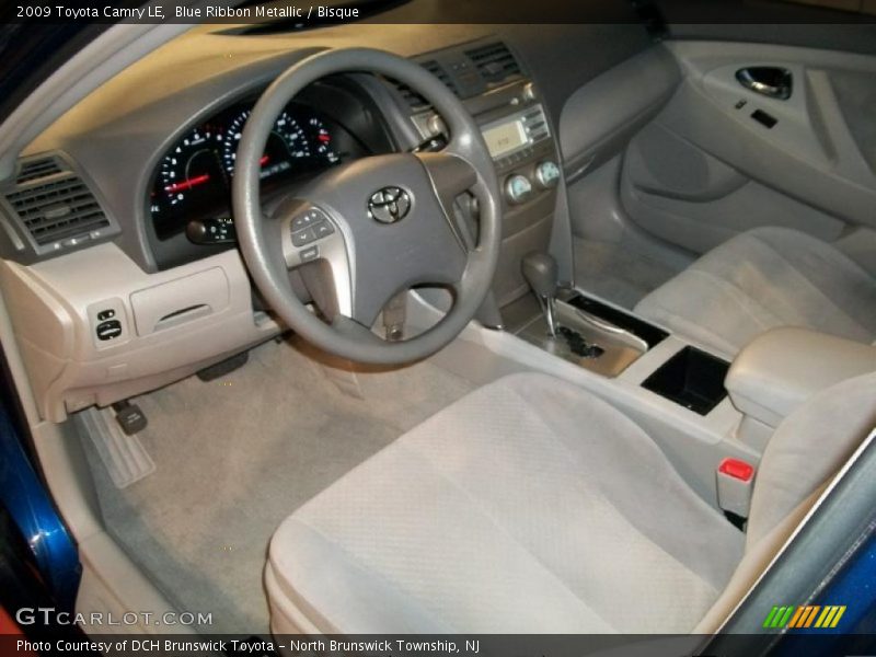 Blue Ribbon Metallic / Bisque 2009 Toyota Camry LE