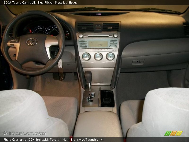 Blue Ribbon Metallic / Bisque 2009 Toyota Camry LE