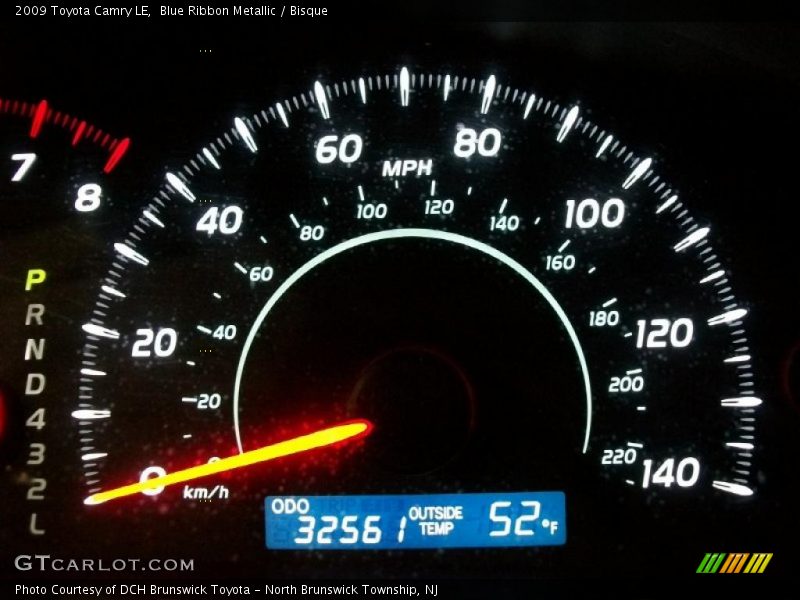 Blue Ribbon Metallic / Bisque 2009 Toyota Camry LE