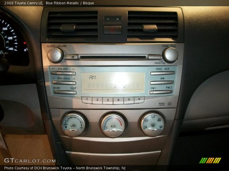 Blue Ribbon Metallic / Bisque 2009 Toyota Camry LE