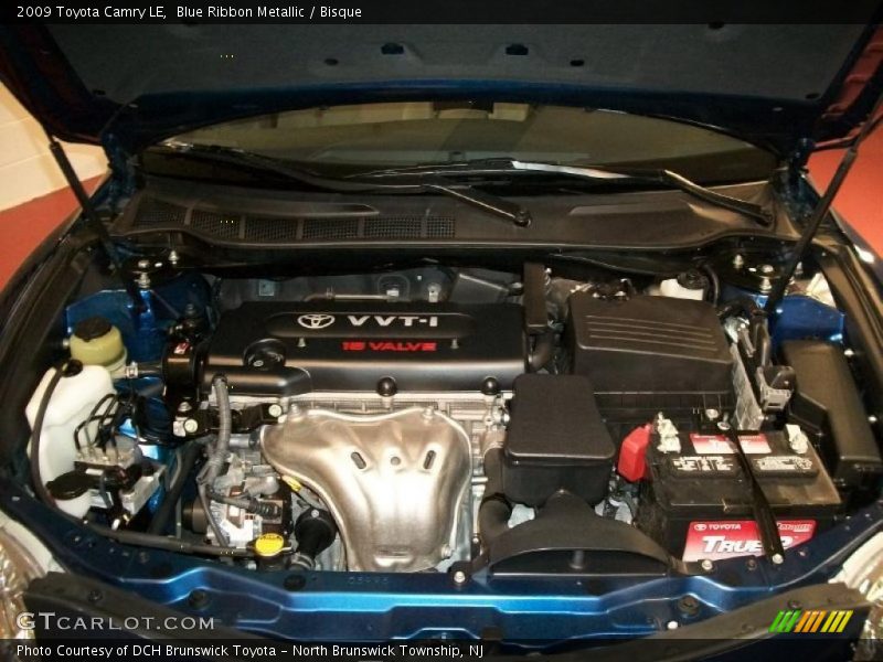 Blue Ribbon Metallic / Bisque 2009 Toyota Camry LE