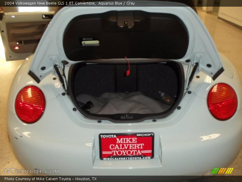 Aquarius Blue / Gray 2004 Volkswagen New Beetle GLS 1.8T Convertible