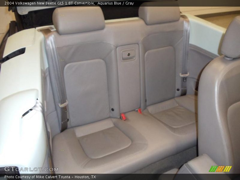 Aquarius Blue / Gray 2004 Volkswagen New Beetle GLS 1.8T Convertible