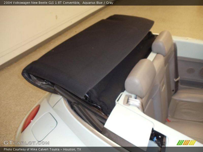Aquarius Blue / Gray 2004 Volkswagen New Beetle GLS 1.8T Convertible
