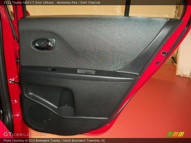 Absolutely Red / Dark Charcoal 2011 Toyota Yaris S 5 Door Liftback