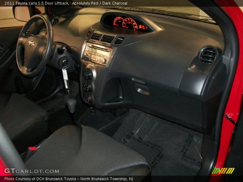 Absolutely Red / Dark Charcoal 2011 Toyota Yaris S 5 Door Liftback