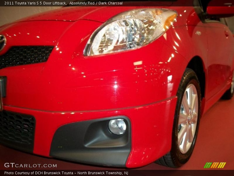 Absolutely Red / Dark Charcoal 2011 Toyota Yaris S 5 Door Liftback
