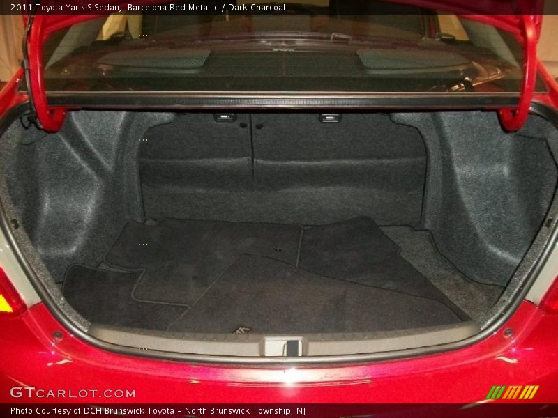 Barcelona Red Metallic / Dark Charcoal 2011 Toyota Yaris S Sedan