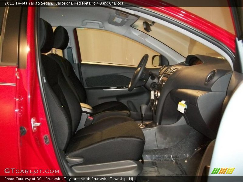 Barcelona Red Metallic / Dark Charcoal 2011 Toyota Yaris S Sedan