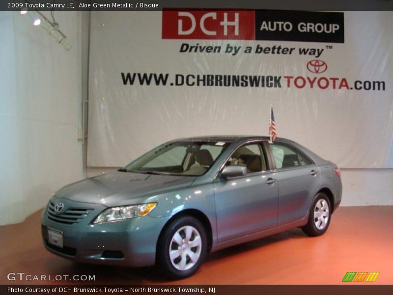 Aloe Green Metallic / Bisque 2009 Toyota Camry LE