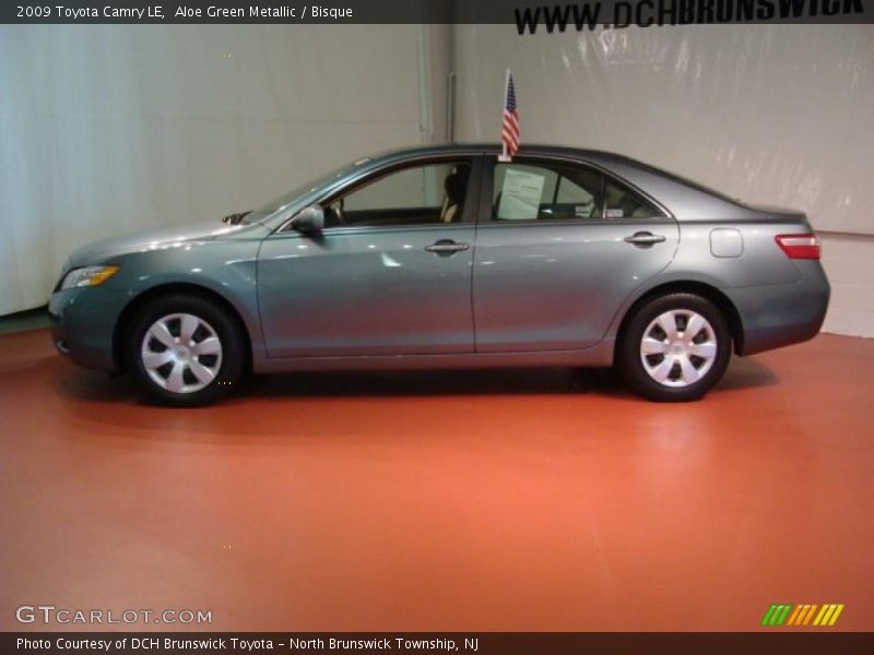 Aloe Green Metallic / Bisque 2009 Toyota Camry LE