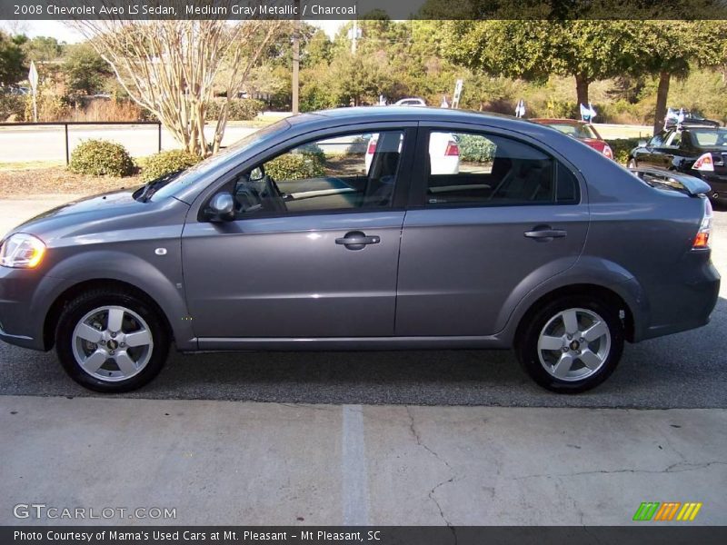 Medium Gray Metallic / Charcoal 2008 Chevrolet Aveo LS Sedan