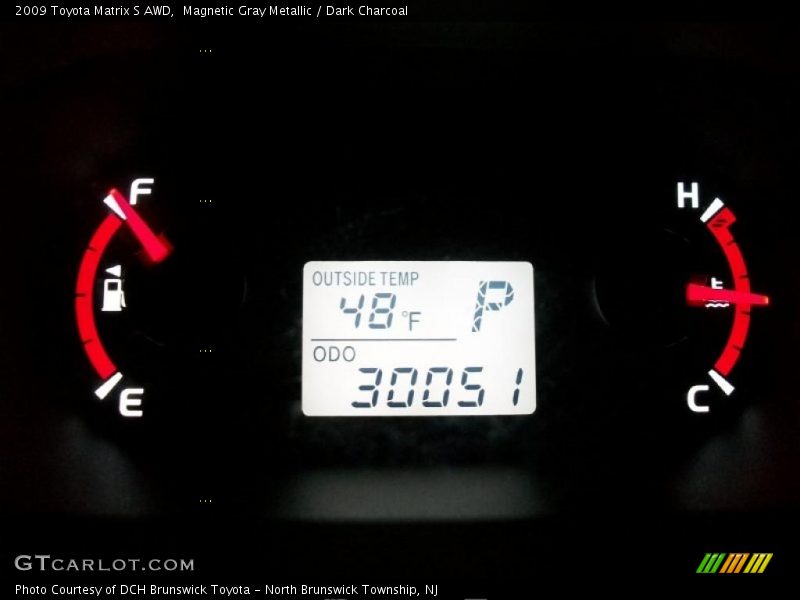 Magnetic Gray Metallic / Dark Charcoal 2009 Toyota Matrix S AWD