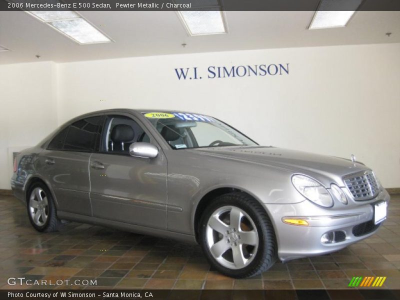 Pewter Metallic / Charcoal 2006 Mercedes-Benz E 500 Sedan