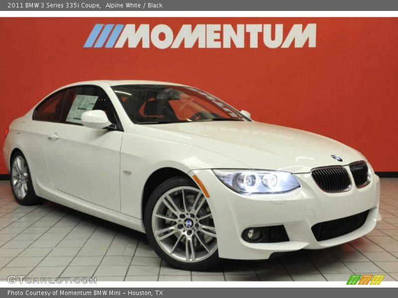Alpine White / Black 2011 BMW 3 Series 335i Coupe
