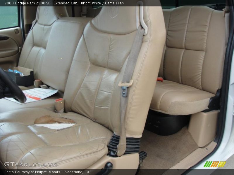 Bright White / Camel/Tan 2000 Dodge Ram 2500 SLT Extended Cab