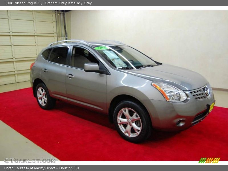 Gotham Gray Metallic / Gray 2008 Nissan Rogue SL