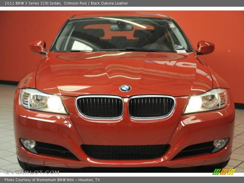 Crimson Red / Black Dakota Leather 2011 BMW 3 Series 328i Sedan