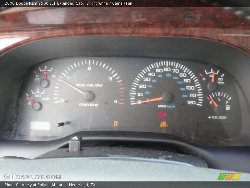  2000 Ram 2500 SLT Extended Cab SLT Extended Cab Gauges