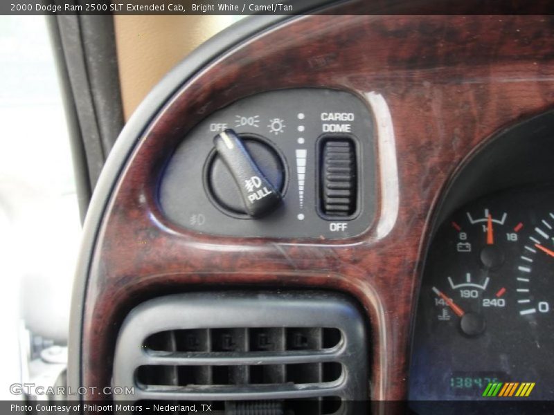 Bright White / Camel/Tan 2000 Dodge Ram 2500 SLT Extended Cab