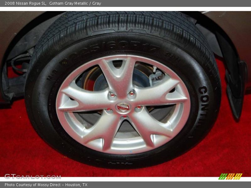 Gotham Gray Metallic / Gray 2008 Nissan Rogue SL