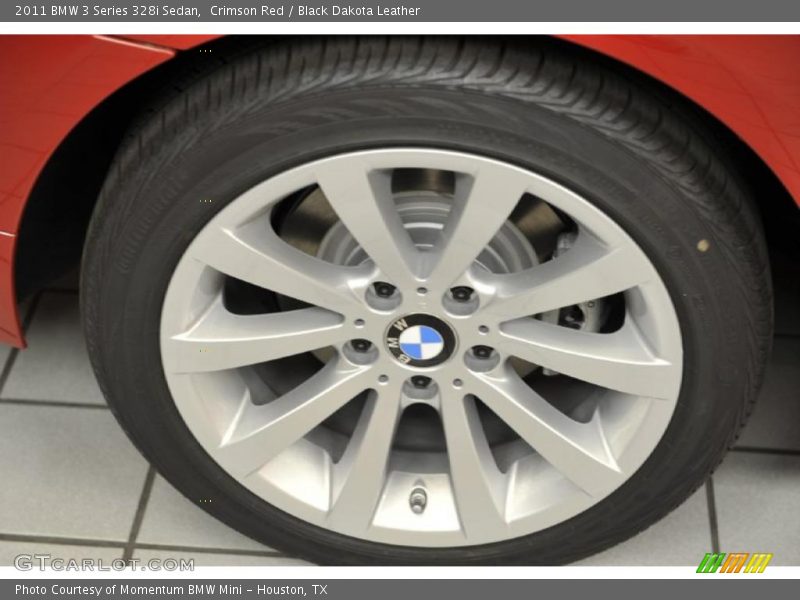 Crimson Red / Black Dakota Leather 2011 BMW 3 Series 328i Sedan