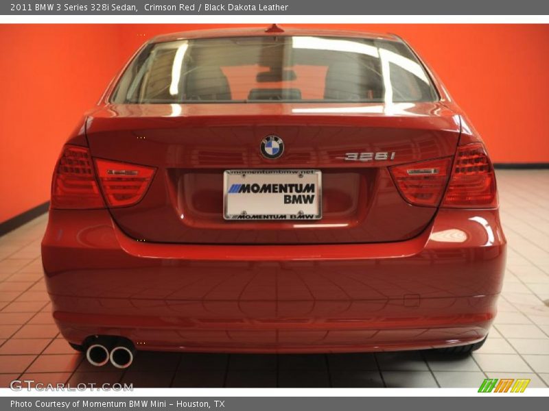 Crimson Red / Black Dakota Leather 2011 BMW 3 Series 328i Sedan