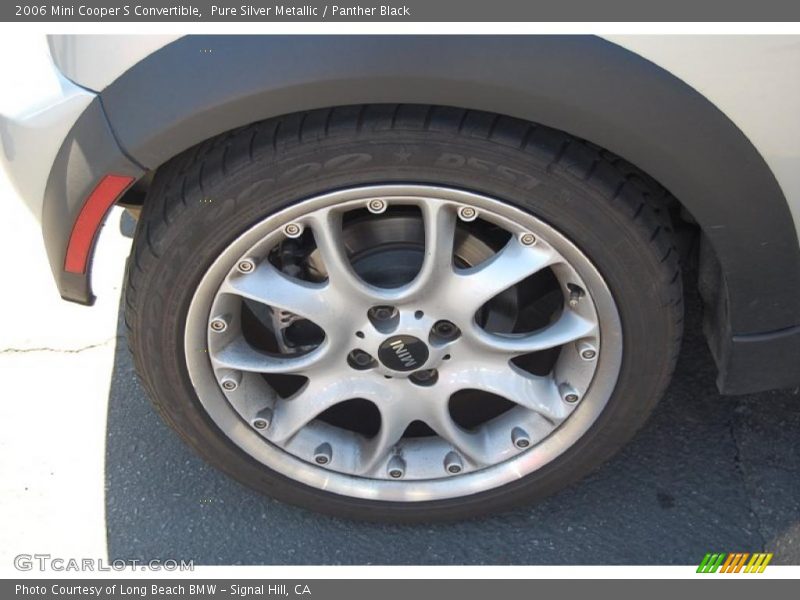 Pure Silver Metallic / Panther Black 2006 Mini Cooper S Convertible