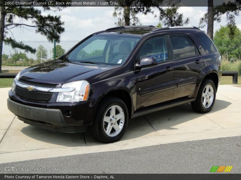 Black Amethyst Metallic / Light Gray 2006 Chevrolet Equinox LT