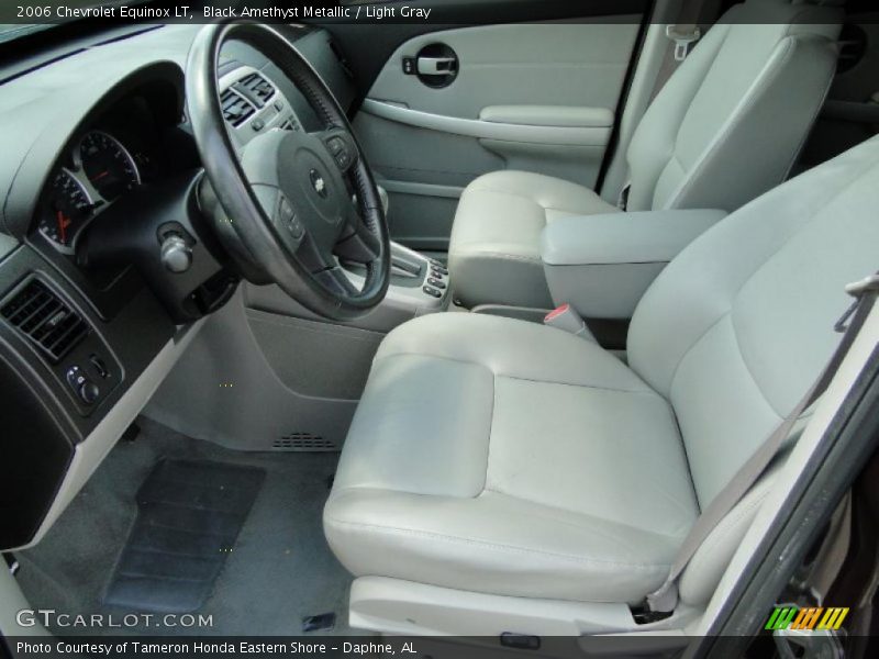 Black Amethyst Metallic / Light Gray 2006 Chevrolet Equinox LT
