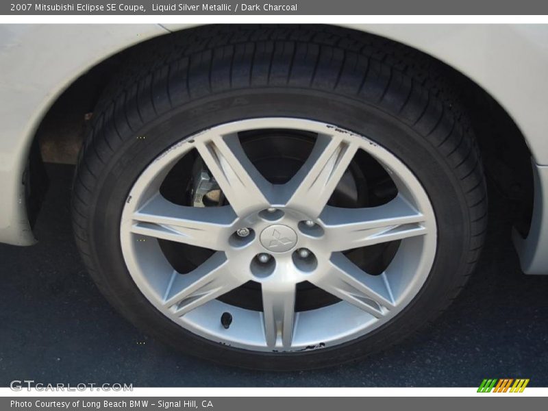 Liquid Silver Metallic / Dark Charcoal 2007 Mitsubishi Eclipse SE Coupe