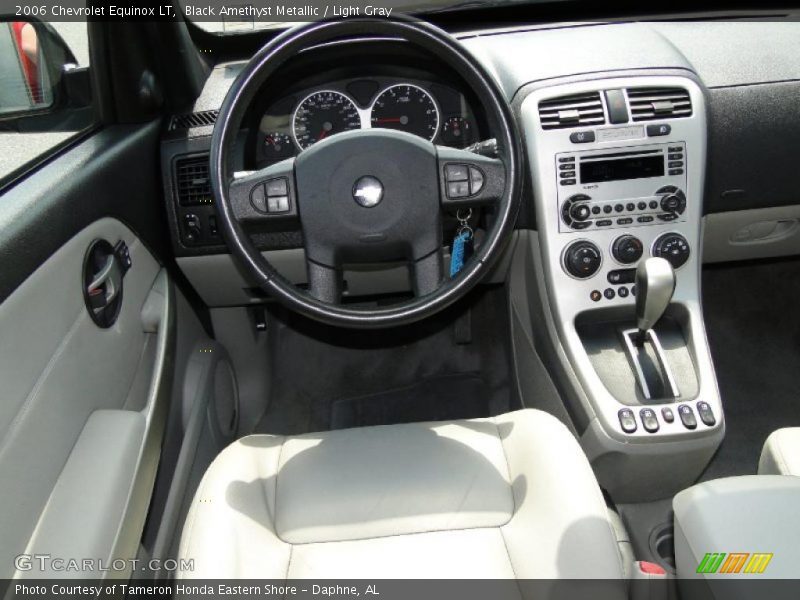 Black Amethyst Metallic / Light Gray 2006 Chevrolet Equinox LT