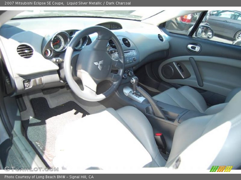 Liquid Silver Metallic / Dark Charcoal 2007 Mitsubishi Eclipse SE Coupe