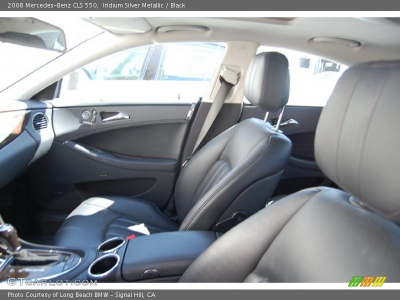 Iridium Silver Metallic / Black 2008 Mercedes-Benz CLS 550