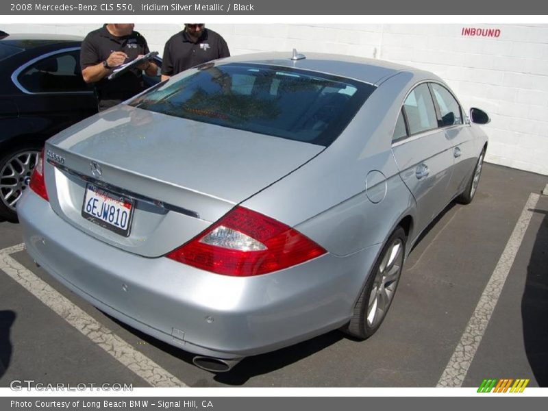 Iridium Silver Metallic / Black 2008 Mercedes-Benz CLS 550