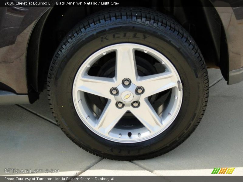 Black Amethyst Metallic / Light Gray 2006 Chevrolet Equinox LT