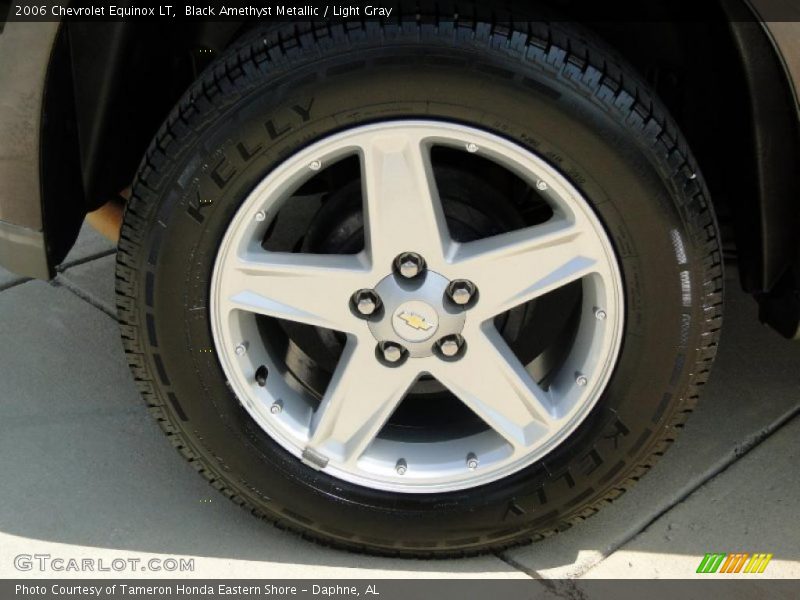 Black Amethyst Metallic / Light Gray 2006 Chevrolet Equinox LT