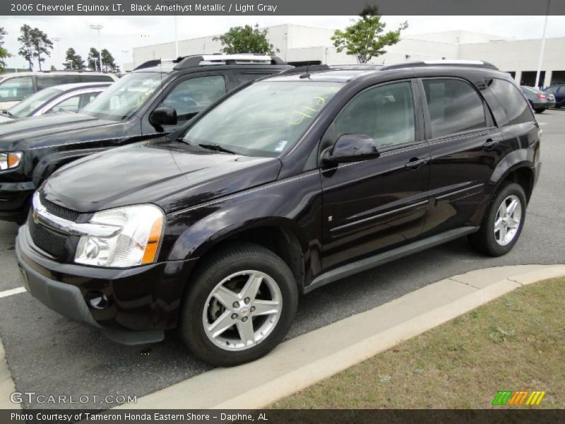 Black Amethyst Metallic / Light Gray 2006 Chevrolet Equinox LT