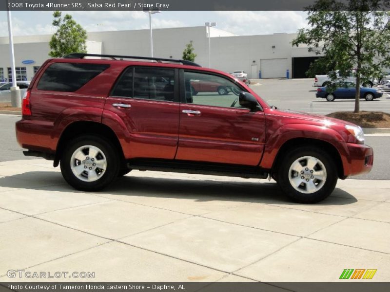 Salsa Red Pearl / Stone Gray 2008 Toyota 4Runner SR5